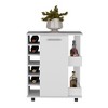 Kitchen Island with Open Shelves and Single-door Cabinet - 4 of 4