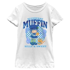Girls Strawberry Shortcake Blueberry Muffin Silly and Sweet T Shirt - 1 of 4