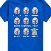 Boys' - The Mandalorian - Mandalorian Moods Short Sleeve Graphic T-Shirt - 2 of 4
