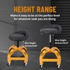 300 LBS Mobile Rolling Gear Seat Height Adjustable 8.8"-10.4" With Spinning Gear Tray - 2 of 4