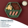 Tiny Twinkle Silicone Suction Divided Plate Baby/Toddler Dish for Independent Eating - 3 of 4
