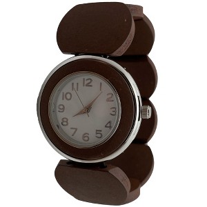 Olivia Pratt Stretch Wooden Watch - 1 of 3