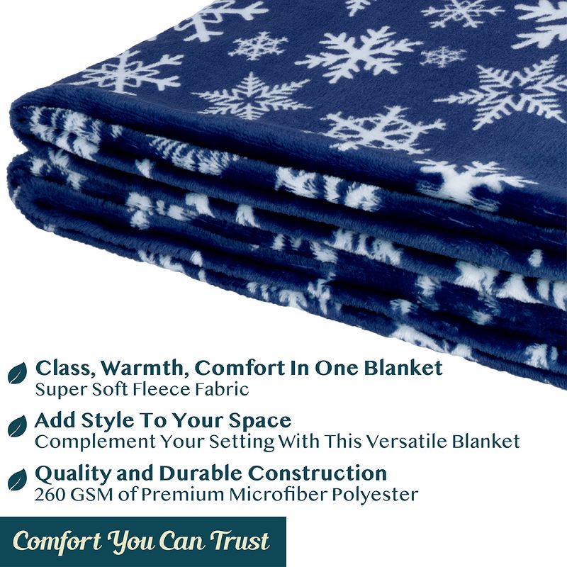 PAVILIA Lightweight Fleece Throw Blanket for Couch, Soft Warm Flannel Blankets for Bed, 5 of 8