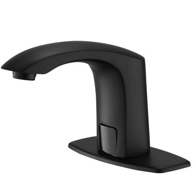 BWE Automatic Sensor Touchless Bathroom Sink Faucet With Deck Plate