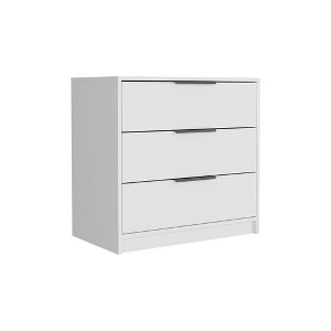 NicBex 3 Drawers Dresser for Bedroom,Modern Style Wooden Drawers with Black Handle,Dressers for Kids Room,Living Room,Entry and Hallway - 1 of 4