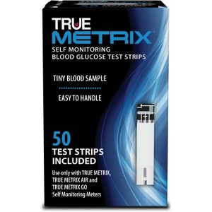 True Metrix Health Network Blood Glucose Test Strips, 50 Ct - 1 of 4