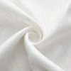RT Designers Collection Soho Foil Jacquard Polyester Grommet 2 Pack Window Curtain Panel Set 36" x 84" White/Gold - 3 of 4