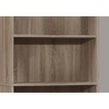NicBex Transitional Bookcase 3/4/5 Tier Low-Profile Design Grey Eco-Friendly Laminate Bedroom Office Floating Shelf Effect - 2 of 4