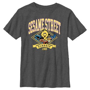 Boy's Sesame Street Classic 1969 Varsity T-Shirt - 1 of 4