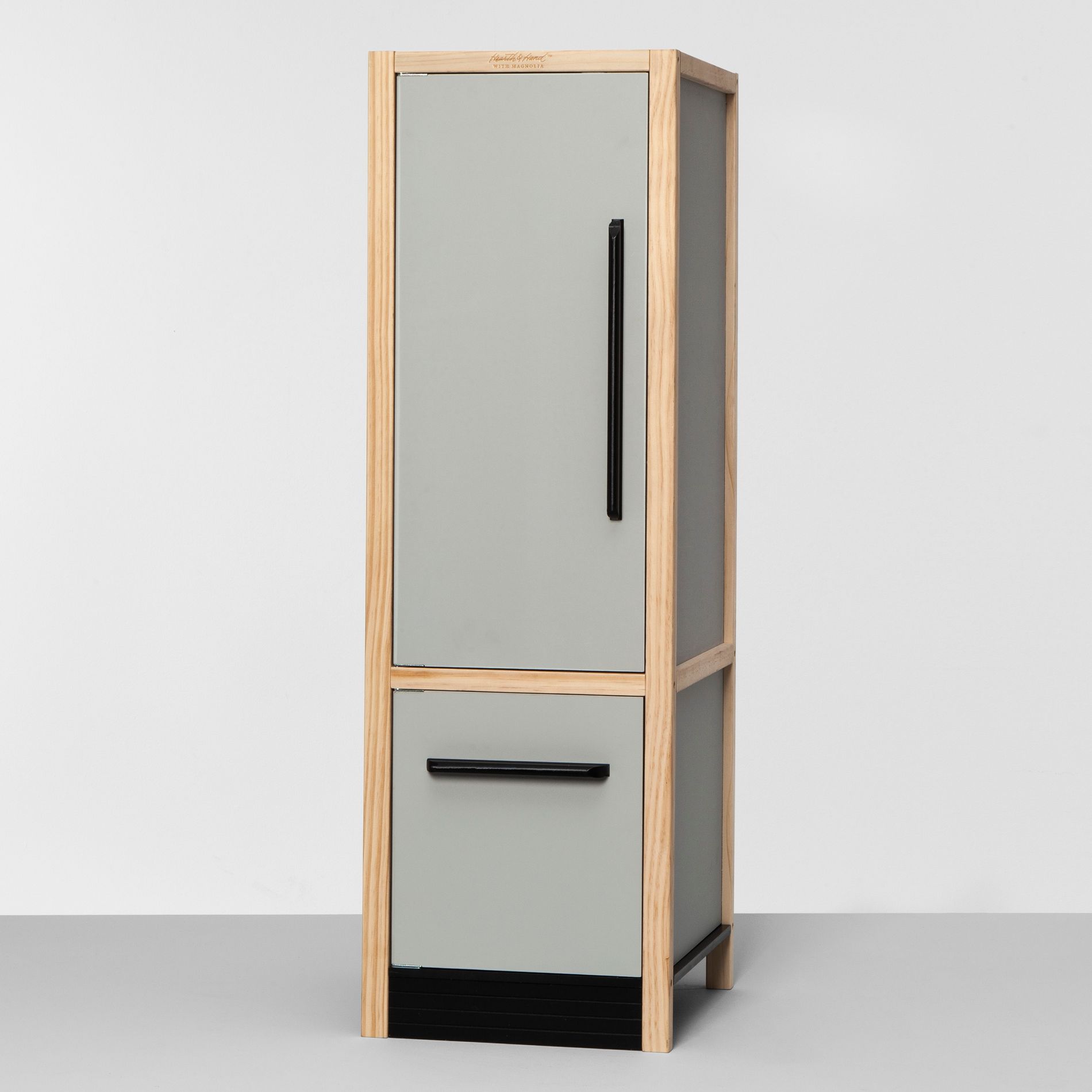Toy Refrigerator - Hearth & Hand™ with Magnolia: Wooden Play Kitchen Storage, Gender Neutral, Ages 3+