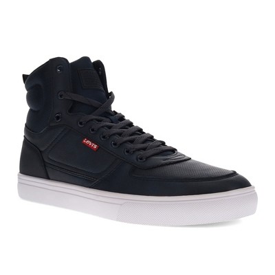 Levi's Mens Liam Hi NL Casual Fashion Sneaker Boot, Navy/White, Size 11