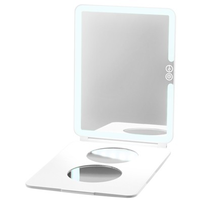 LuMee Studio LED Portable Makeup Mirror - White