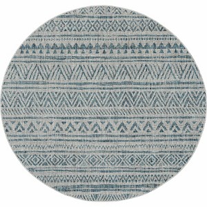 Hauteloom Round Area Rug   Aqua - 1 of 4
