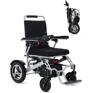 GustoWave Wheelchair for Adults, 330Lb Large Capacity, 30 Miles Long Range Foldable Lightweight Electric Wheelchair - 1 of 4