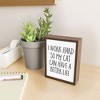 EnvyArt Cat Better Life Framed Mini Art Print 4" (H) x 3" (W) x 1" (D) - Society6 - 2 of 3