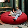 Jaxx 6 Foot Cocoon - 2-in-1 Convertible Bean Bag Bed & Large Bean Bag Chair for Adults, Premium Lush Velvet - 3 of 4
