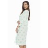 Just Love Womens Long Sleeve Cotton Nightgown - V-Neck PJ Sleepwear with Lace Trim - 3 of 4