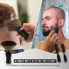 Aoibox 3 in 1 Barber Neck Duster Brush Set, Professional Hair Styling Tool with Nylon Bristles for Cleaning and Grooming (Black) - 4 of 4