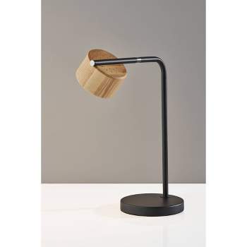 Roman Table Lamp Black (Includes LED Light Bulb) - Adesso