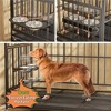 Heavy Duty Dog Crate with Stainless Steel Bowls - 4 of 4