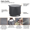 Akefit Outdoor Round Grill Cover Waterproof BBQ Patio Heater Protector Gray 22in - 3 of 4