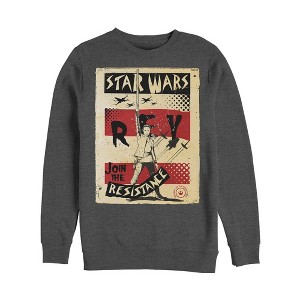 Men's Star Wars The Last Jedi Rey Join Poster Sweatshirt - 1 of 3