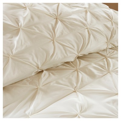 Ivory Microfiber Queen 24-Piece Bedding Set