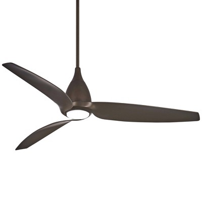 60" Minka Aire Tear Bronze LED Ceiling Fan