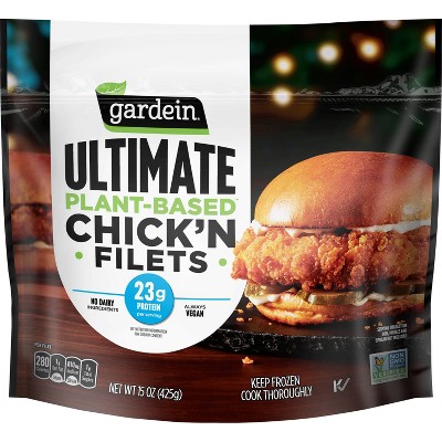 Gardein Ultimate Frozen Plant-based Chick'n Filets - 15oz : Target