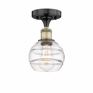 Rochester - 1 Light Semi-Flush Mount In Industrial Style-8 Inches Tall and 5.88 Inches Wide - 1 of 1