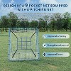 Baseball Rebounder Net, 5 Adjustable Angles Baseball Bounce Back Net with UV Resistant, Pitchback Trainer for Ground, Line Drive & Fly Balls - 3 of 4