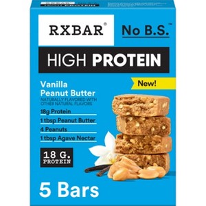 RXBAR High Protein Bars Vanilla Peanut Butter - 10.5oz/5ct - 1 of 4