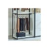 HomeStock Fiona White Freestanding Walk in Wood Closet System with Metal Frame - 4 of 4