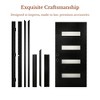SpassWay 36"W*80"H 4-Lite Exterior Frosted Glass Prehung Front Entry Door Primed Interior Fiberglass Entrance Door - 4 of 4