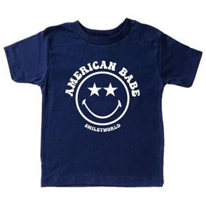 The Juniper Shop SmileyWorld American Babe Toddler Short Sleeve Tee - 1 of 4