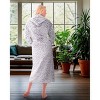 ADR Plush Fleece Robe for Women, Long Hooded Bathrobe with Hood, Plus Size - 3 of 3