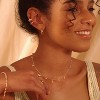 Daisy Flower Choker Necklace - Colorful Gold Plated Delicate Chain, Women's Dainty Fashion Jewelry Gift - 2 of 4