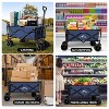 Bestier Compact Folding Cart: 22lbs Superlight Transformer | 90° Adjustable Handle | All-Terrain PVC Wheels-Blue - 3 of 4