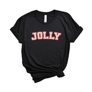 Simply Sage Market Women's Jolly Varsity Short Sleeve Graphic Tee - 1 of 4