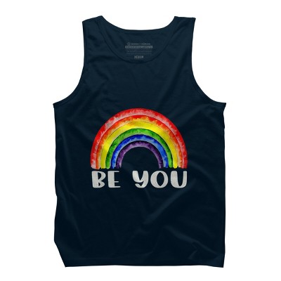 Adult Design By HumansBe You Pride Watercolor Rainbow By Belugastore Tank Top
