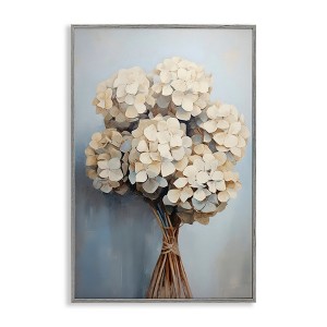 Stupell Industries Bundle of Hydrangea Framed Giclee Art, Gray, 12" x 18" - 1 of 4