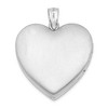 Black Bow Jewelry Sterling Silver 24mm Swirl Accent Heart Locket - 3 of 4
