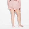 Women's Open Work Pointelle Shorts - Wild Fable™ - 3 of 3