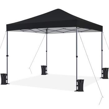Yaheetech 10x10ft Pop-up Canopy with One-Push-To-Lock Setup Mechanism