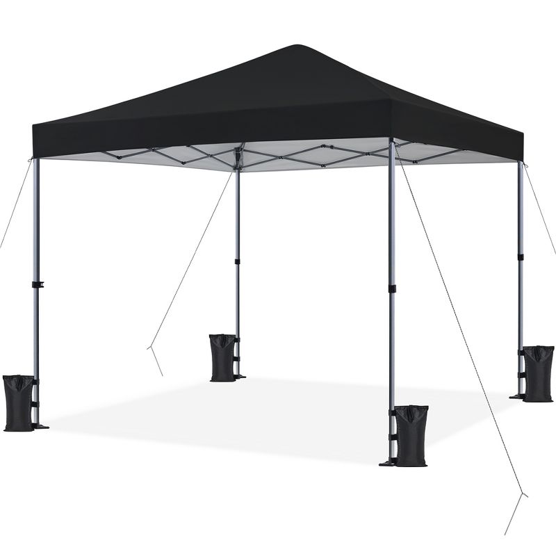Yaheetech 10x10ft Pop-up Canopy with One-Push-To-Lock Setup Mechanism, 1 of 8