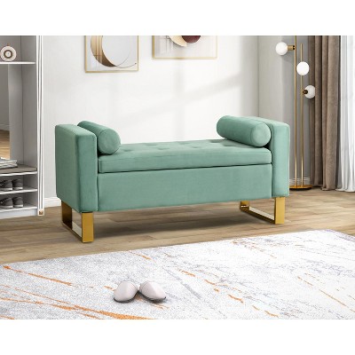 Rita 50.4" Wide Storage Bench | ARTFUL LIVING DESIGN