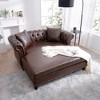 GDFStudio Marion 63"W Oversized Upholstered Chaise Lounge with 2 Pillows - 2 of 4