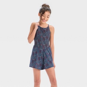 Girls' Knit Romper - All In Motion™ - 1 of 3