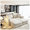 KTMBDW 102.4" Sofa Couch, Comfy Couches for Living Room, Plush Corduroy Sofas for Living Room, Tool-Free Setup Deep Seat Sofa - 3 of 4