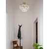 Elegant Lighting Mila 14 inch flush mount in brass - 2 of 4